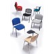 Iso Wipe Clean Wood Stacking Chairs 